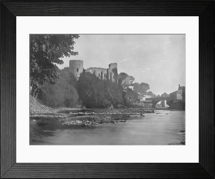 Framed Print : Barnard Castle, c1896. Artist: E Yeoman Framed Print : Barnard Castle, c1896. Artist: E Yeoman