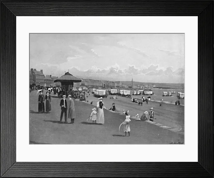 Framed Print : Weymouth, c1896. Artist: Wheeler and Co Framed Print : Weymouth, c1896. Artist: Wheeler and Co