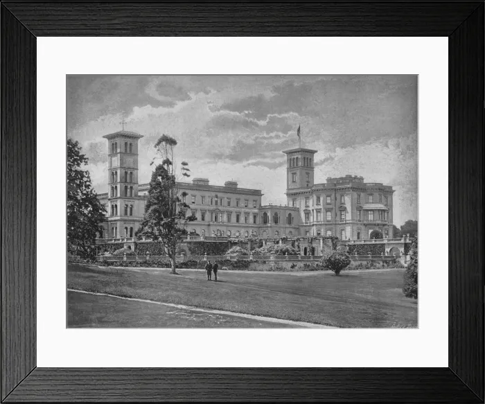 Framed Print : Osborne House, c1896. Artist: A Debenham Framed Print : Osborne House, c1896. Artist: A Debenham