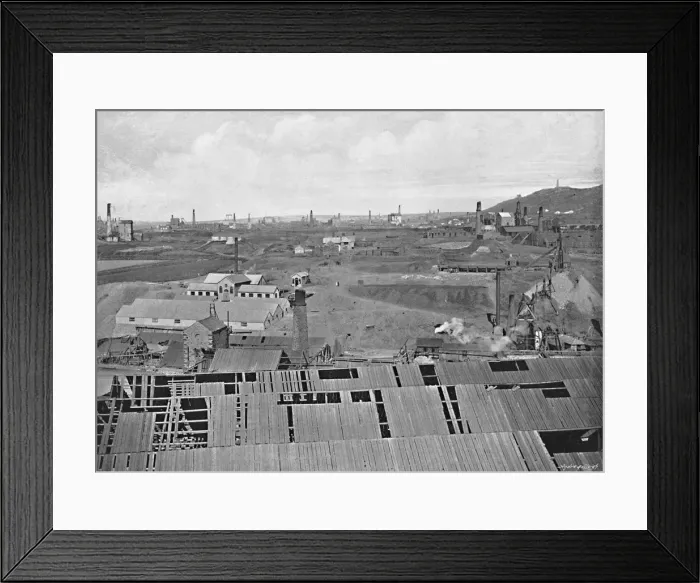 Framed Print : The Centre of the Cornish Mining District, c1896. Artist: JC Burrow Framed Print : The Centre of the Cornish Mining District, c1896. Artist: JC Burrow