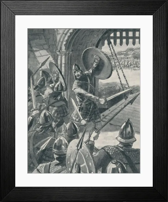 Framed Print : Macbeth was a dogged warrior, c1934 Framed Print : Macbeth was a dogged warrior, c1934
