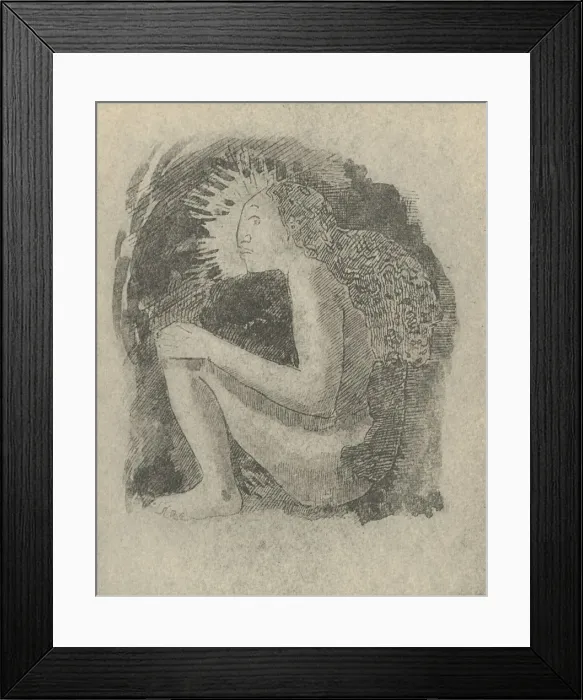 Framed Print : Figure, 1936. Artist: Paul Gauguin Framed Print : Figure, 1936. Artist: Paul Gauguin