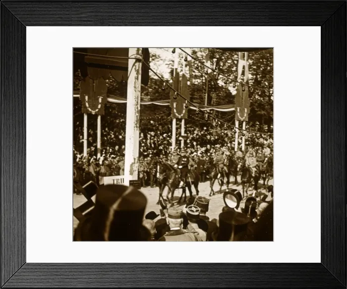 Framed Print : Marshal Ferdinand Foch and General Joseph Joffre during victory parade, Paris, France, 1918 Framed Print : Marshal Ferdinand Foch and General Joseph Joffre during victory parade, Paris, France, 1918