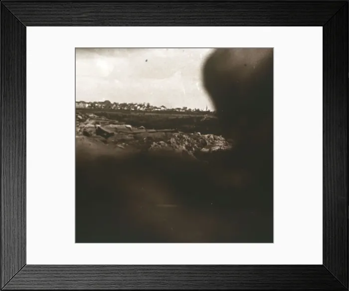 Framed Print : Machine gun shelter, Diksmuide, Belgium, c1914-c1918 Framed Print : Machine gun shelter, Diksmuide, Belgium, c1914-c1918