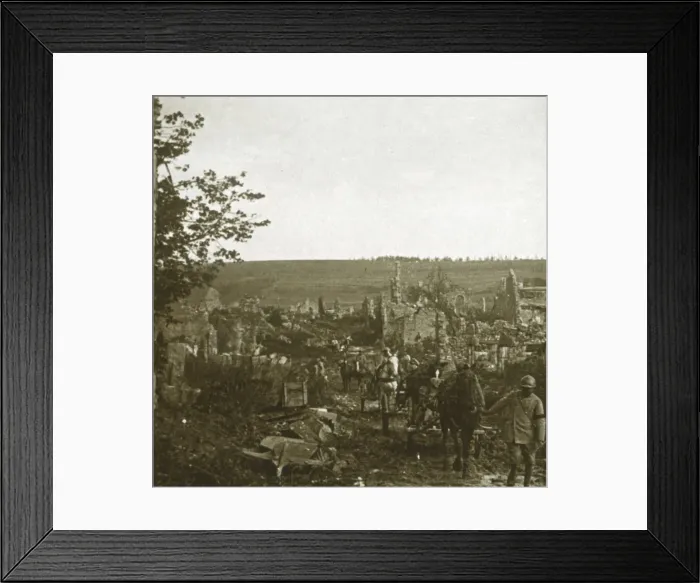 Framed Print : Convoy, Les Eparges, northern France, c1914-c1918 Framed Print : Convoy, Les Eparges, northern France, c1914-c1918