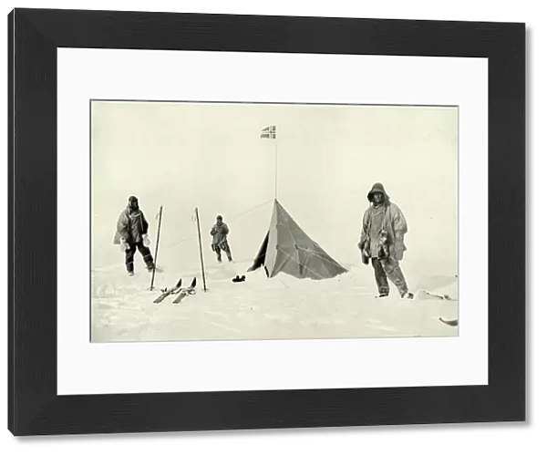 Amundsens Tent at the South Pole, January 1912, (1913). Artist: Henry Bowers