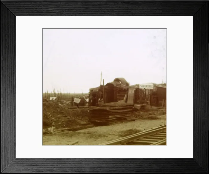 Framed Print : Poelcapelle, Flanders, Belgium, c1914-c1918 Framed Print : Poelcapelle, Flanders, Belgium, c1914-c1918