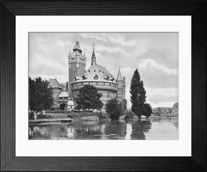 Framed Print : The Shakespeare Memorial, Stratford-On-Avon, c1896. Artist: Harvey Barton Framed Print : The Shakespeare Memorial, Stratford-On-Avon, c1896. Artist: Harvey Barton