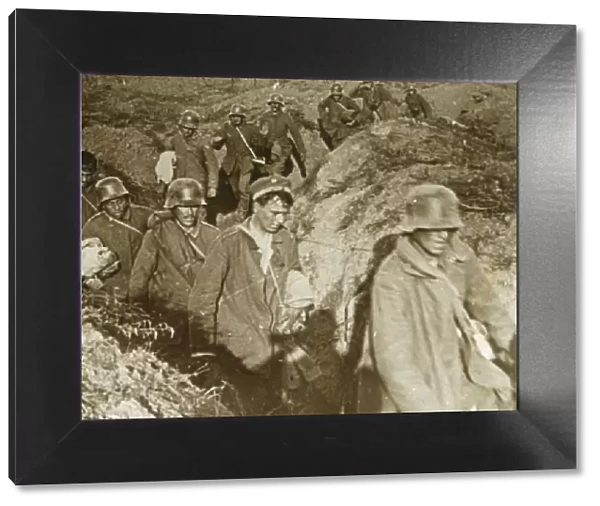 German soldiers, Bois des Chevaliers, Vaux, northern France, c1914-c1918