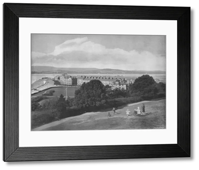 Framed Print : Exmouth, from the Beacon, c1896. Artist: HT Cousins Framed Print : Exmouth, from the Beacon, c1896. Artist: HT Cousins