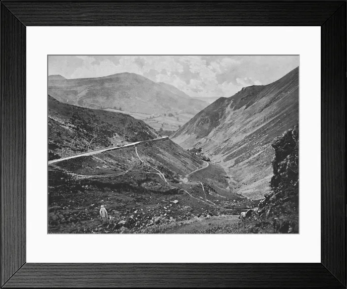 Framed Print : Sychnant Pass, Near Conway, c1896. Artist: I Slater Framed Print : Sychnant Pass, Near Conway, c1896. Artist: I Slater