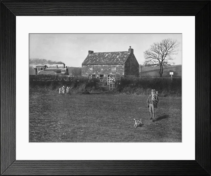 Framed Print : George Stephensons Birthplace, Wylam, c1896. Artist: GW Wilson and Company Framed Print : George Stephensons Birthplace, Wylam, c1896. Artist: GW Wilson and Company