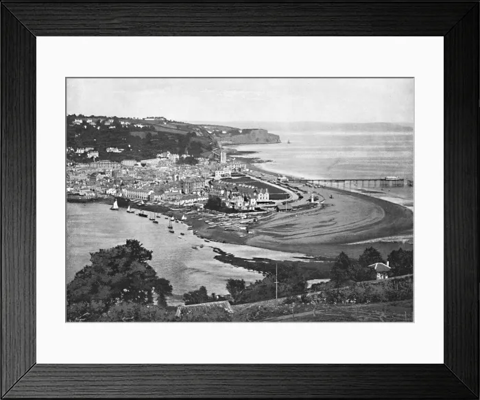 Framed Print : Teignmouth, c1896. Artist: George Denney Framed Print : Teignmouth, c1896. Artist: George Denney