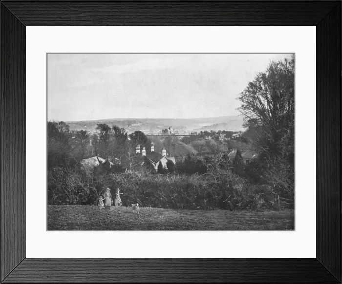 Framed Print : Truro, from Kenwyn, c1896. Artist: Frederick Argall Framed Print : Truro, from Kenwyn, c1896. Artist: Frederick Argall