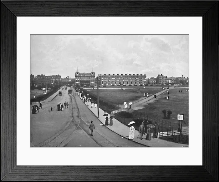 Framed Print : The Common, Southsea, c1896. Artist: Poulton & Co Framed Print : The Common, Southsea, c1896. Artist: Poulton & Co
