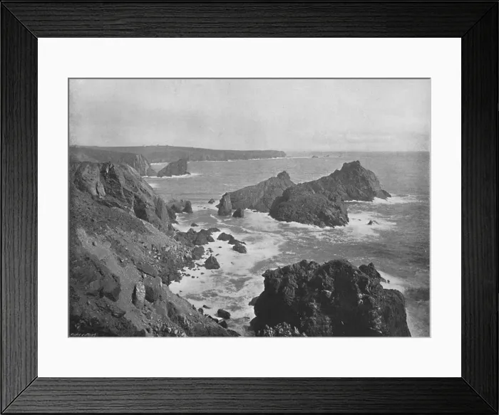 Framed Print : Old Lizard Head and Kynance Cove, c1896. Artist: Frith & Co