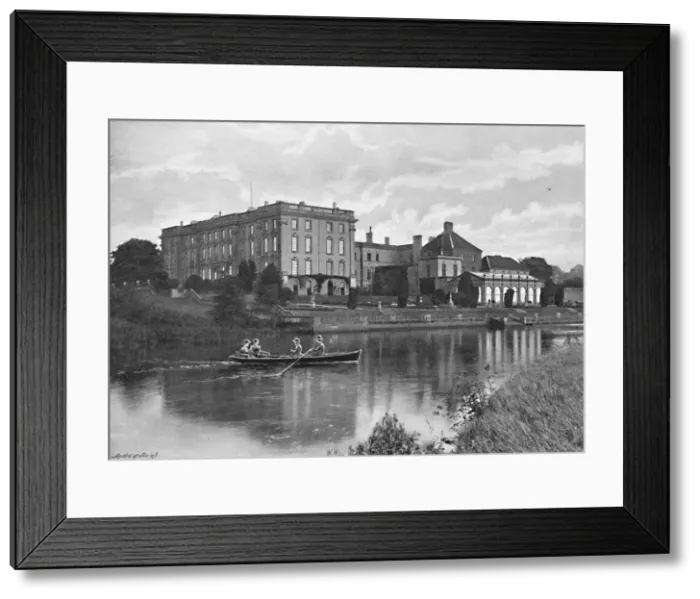 Framed Print : Stoneleigh Abbey, c1896. Artist: Harvey Barton Framed Print : Stoneleigh Abbey, c1896. Artist: Harvey Barton