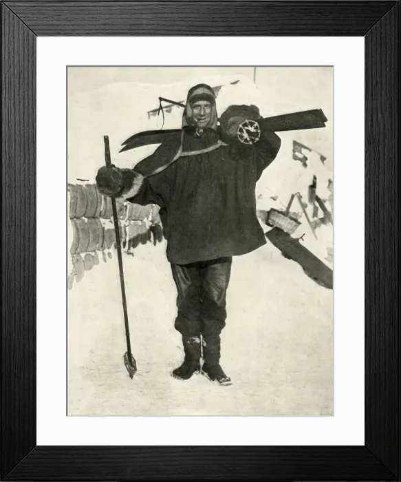 Framed Print : Petty Officer Crean (Who received the Albert Medal), 1911, (1913). Artist: Herbert Ponting Framed Print : Petty Officer Crean (Who received the Albert Medal), 1911, (1913). Artist: Herbert Ponting