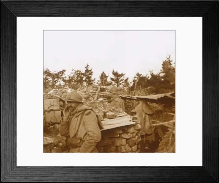 Framed Print : Front line, Verdun, northern France, 1916 Framed Print : Front line, Verdun, northern France, 1916