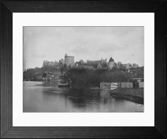 Framed Print : Windsor Castle, c1896. Artist: J Russell & Sons Framed Print : Windsor Castle, c1896. Artist: J Russell & Sons