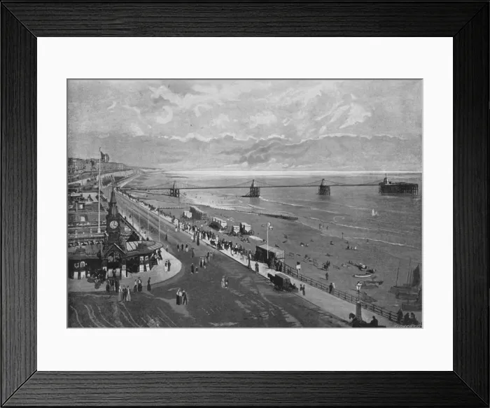 Framed Print : Brighton, c1896. Artist: W & AH Fry Framed Print : Brighton, c1896. Artist: W & AH Fry