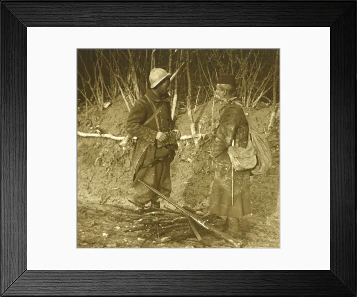 Framed Print : Return from Verdun, northern France, c1914-c1918 Framed Print : Return from Verdun, northern France, c1914-c1918