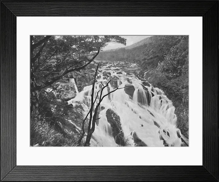 Framed Print : The Swallow Falls, Bettws-Y-Coed, c1896. Artist: I Slater Framed Print : The Swallow Falls, Bettws-Y-Coed, c1896. Artist: I Slater