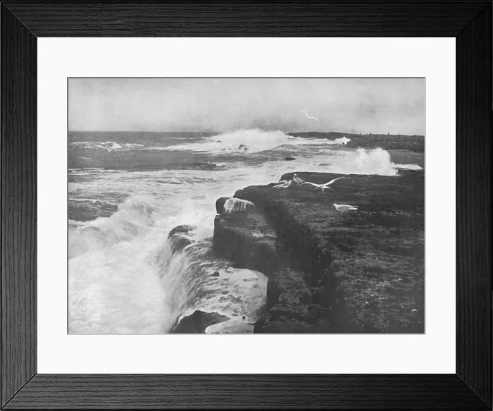 Framed Print : Filey Brigg, c1896. Artist: Frith & Co Framed Print : Filey Brigg, c1896. Artist: Frith & Co