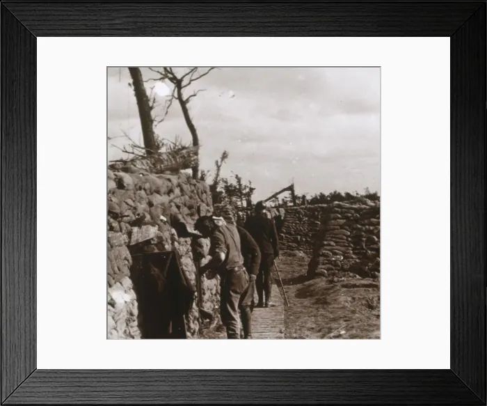 Framed Print : Front line, Diksmuide, Belgium, c1914-c1918 Framed Print : Front line, Diksmuide, Belgium, c1914-c1918
