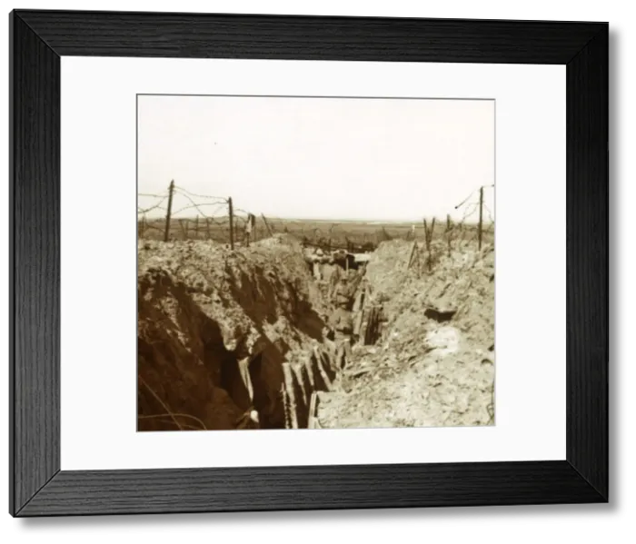 Framed Print : Trenches, c1914-c1918 Framed Print : Trenches, c1914-c1918