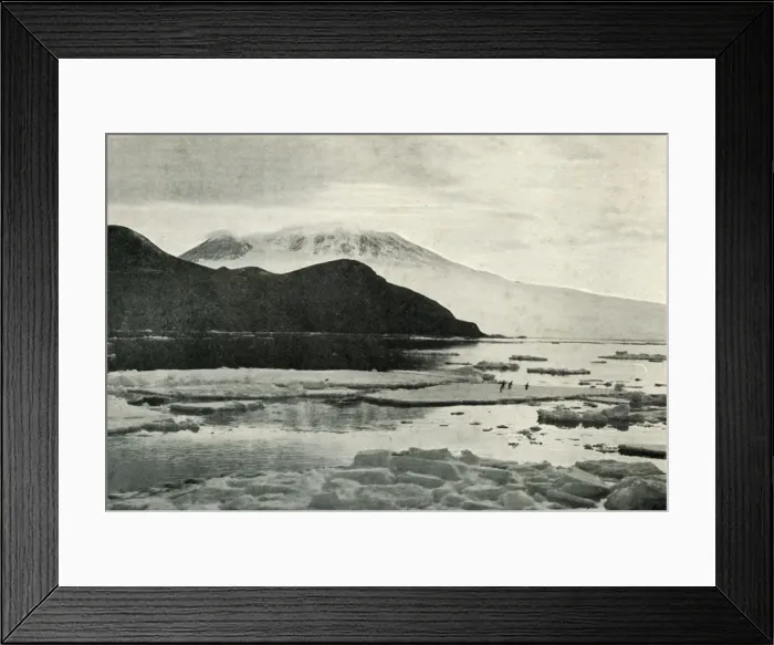 Framed Print : Entering McMurdo Sound - Cape Bird and Mount Erebus, c1910-1913, (1913) Framed Print : Entering McMurdo Sound - Cape Bird and Mount Erebus, c1910-1913, (1913)