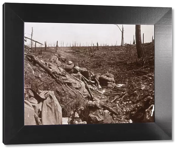 Trenches, Vaux, northern France, c1914-c1918