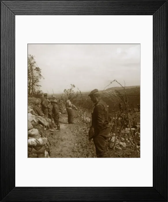 Framed Print : German front line, Verdun, northern France, c1914-c1918 Framed Print : German front line, Verdun, northern France, c1914-c1918