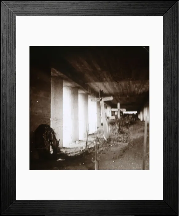 Framed Print : Bayonet Trench, Verdun, northern France, c1916-c1918 Framed Print : Bayonet Trench, Verdun, northern France, c1916-c1918