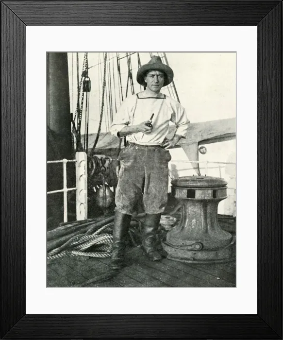 Framed Print : Lieut. H. E. De P. Rennick, c1910-1913, (1913). Artist: Herbert Ponting Framed Print : Lieut. H. E. De P. Rennick, c1910-1913, (1913). Artist: Herbert Ponting