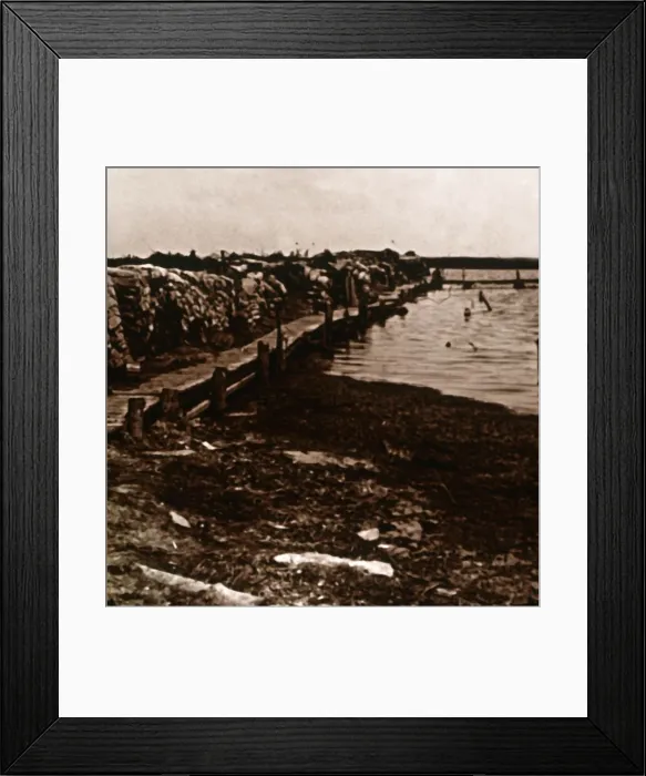 Framed Print : Trenches, Ramskapelle, Belgium, c1914-c1918 Framed Print : Trenches, Ramskapelle, Belgium, c1914-c1918