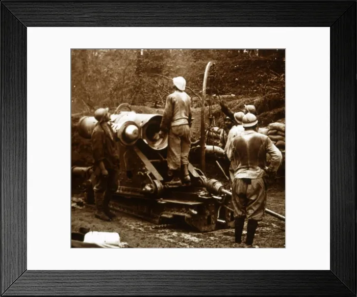 Framed Print : Artillery, Bois du Chatelet, France, c1914-c1918 Framed Print : Artillery, Bois du Chatelet, France, c1914-c1918