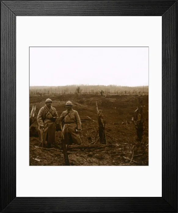 Framed Print : Towards La Malmaison, northern France, c1914-c1918 Framed Print : Towards La Malmaison, northern France, c1914-c1918