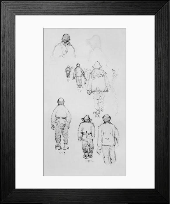 Framed Print : On the Way to the Pole, c1911, (1913). Artist: Edward Wilson Framed Print : On the Way to the Pole, c1911, (1913). Artist: Edward Wilson