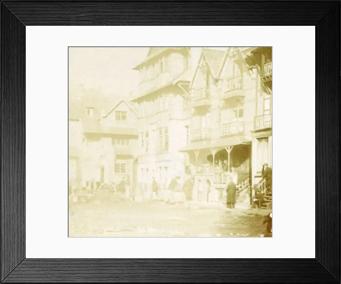 Framed Print : Cantonment, La Panne, Flanders, Belgium, c1914-c1918 Framed Print : Cantonment, La Panne, Flanders, Belgium, c1914-c1918