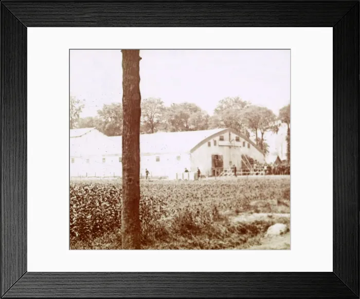 Framed Print : Military base, Furnes, Flanders, Belgium, c1914-c1918
