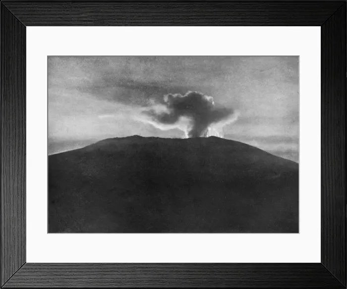 Framed Print : The Summit of Mount Erebus, c1910-1912, (1913). Artist: Herbert Ponting Framed Print : The Summit of Mount Erebus, c1910-1912, (1913). Artist: Herbert Ponting