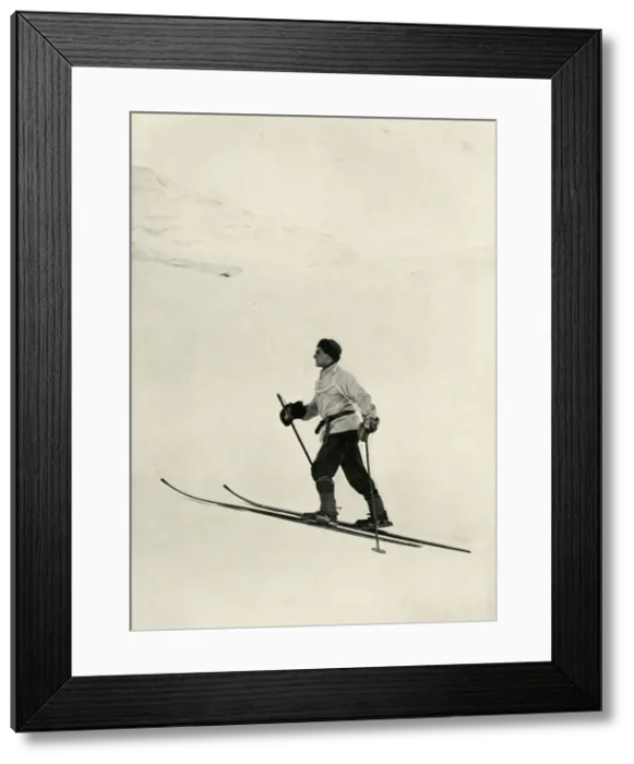 Framed Print : Lieut. Tryggve Gran, c1910-1913, (1913). Artist: Herbert Ponting Framed Print : Lieut. Tryggve Gran, c1910-1913, (1913). Artist: Herbert Ponting