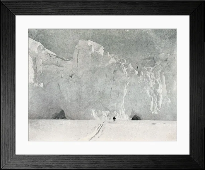 Framed Print : Face of a Glacier in Victoria Land, c1911, (1913). Artist: G Murray Levick Framed Print : Face of a Glacier in Victoria Land, c1911, (1913). Artist: G Murray Levick