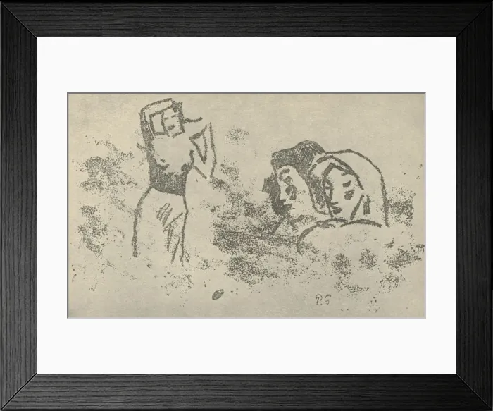 Framed Print : Much Ado About Nothing, 1936. Artist: Paul Gauguin