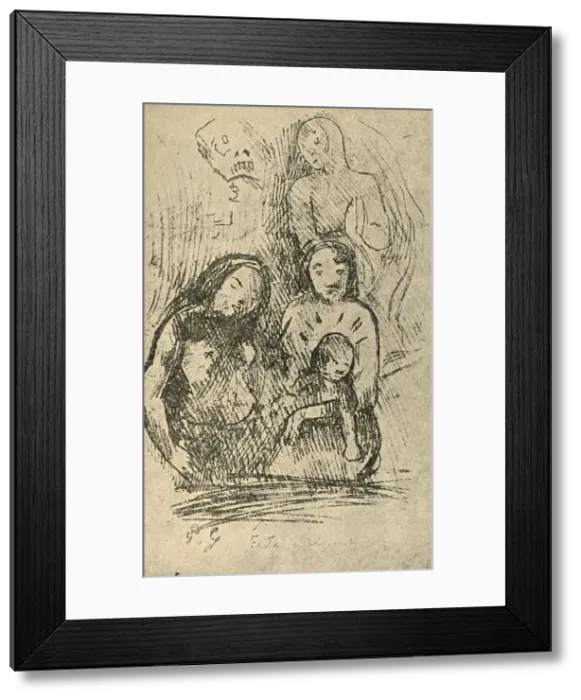 Framed Print : Religious Fantasies, 1936. Artist: Paul Gauguin Framed Print : Religious Fantasies, 1936. Artist: Paul Gauguin