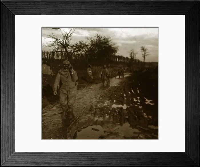 Framed Print : Advance, Kemmel, Flanders, Belgium, c1914-c1918 Framed Print : Advance, Kemmel, Flanders, Belgium, c1914-c1918