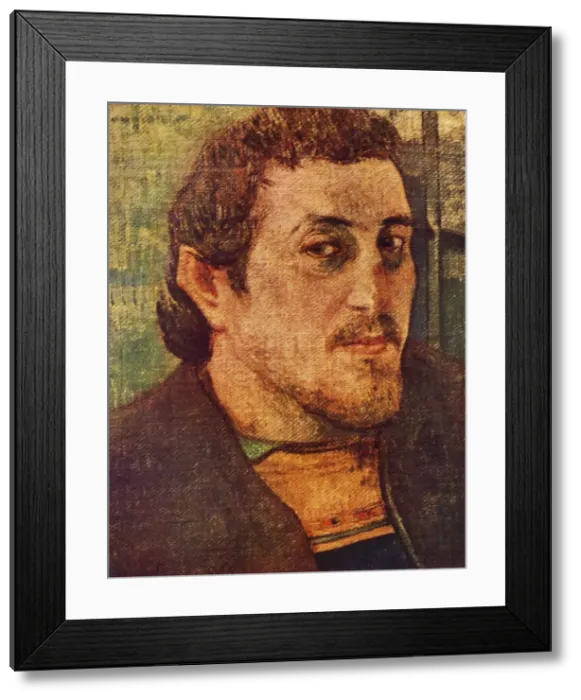 Framed Print : Self Portrait, 1888-1889, (1936). Artist: Paul Gauguin Framed Print : Self Portrait, 1888-1889, (1936). Artist: Paul Gauguin