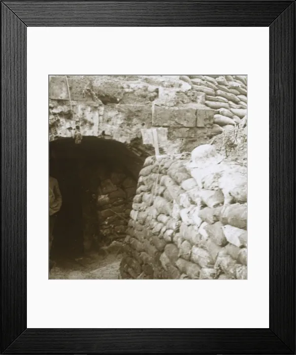 Framed Print : Tunnel, Mt Casque, France, c1914-c1918 Framed Print : Tunnel, Mt Casque, France, c1914-c1918
