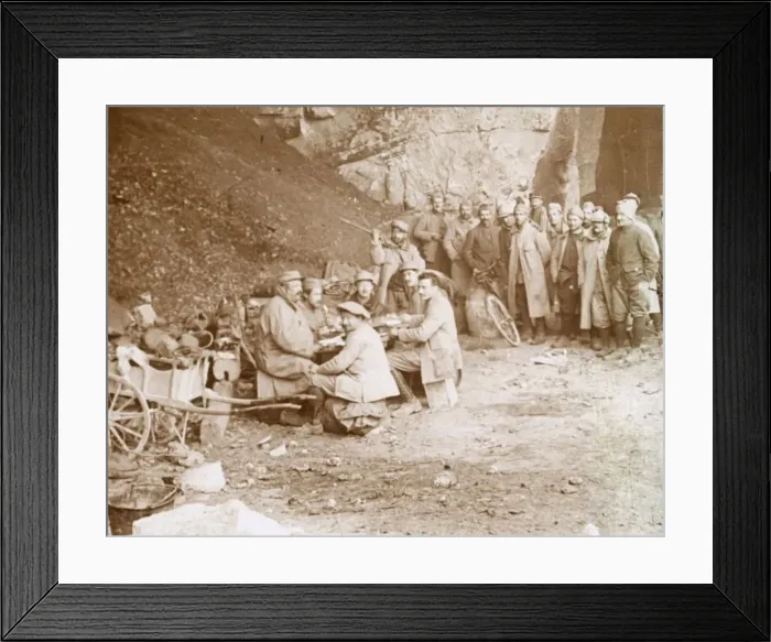 Framed Print : Quarry, Balleroy, northern France, c1914-c1918 Framed Print : Quarry, Balleroy, northern France, c1914-c1918